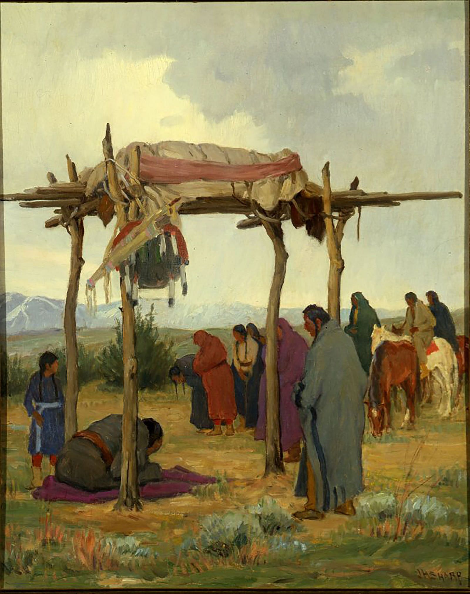 Burial of a Crow Chief